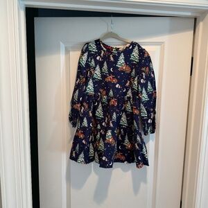 Mini Boden Long Sleeve Navy Dress